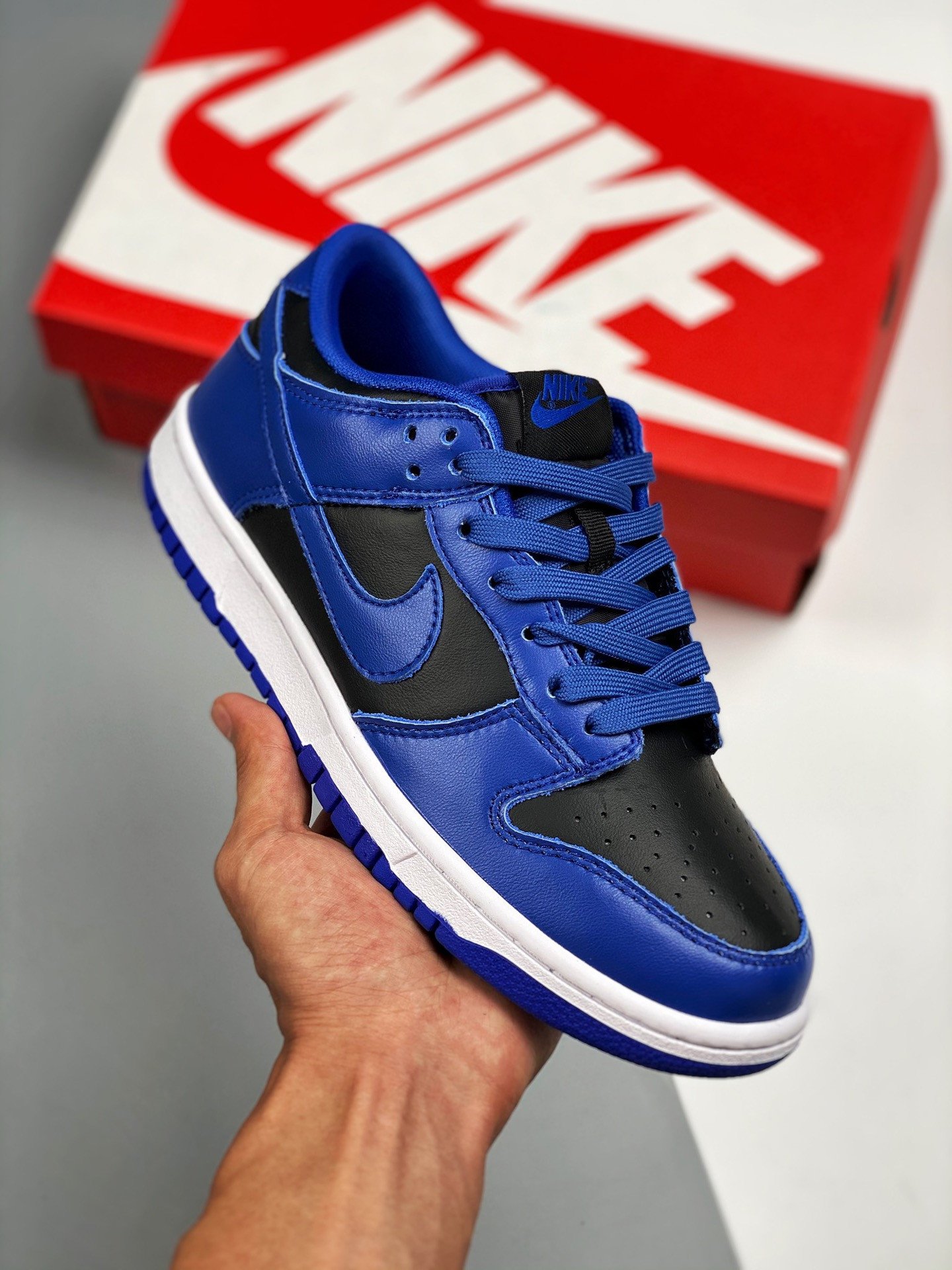 Nike Dunk Low BlackHyper Cobalt-White 5339372