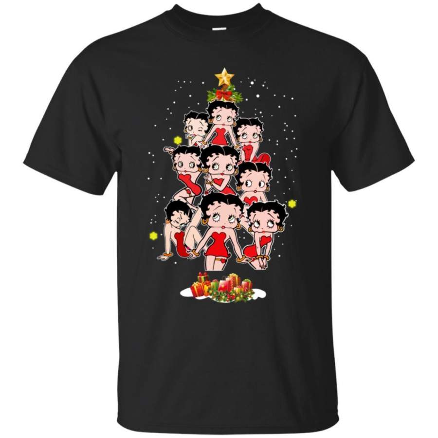 1930s Icon From ShopsPost AGR Christmas Tree Betty Boop Christmas Shirt