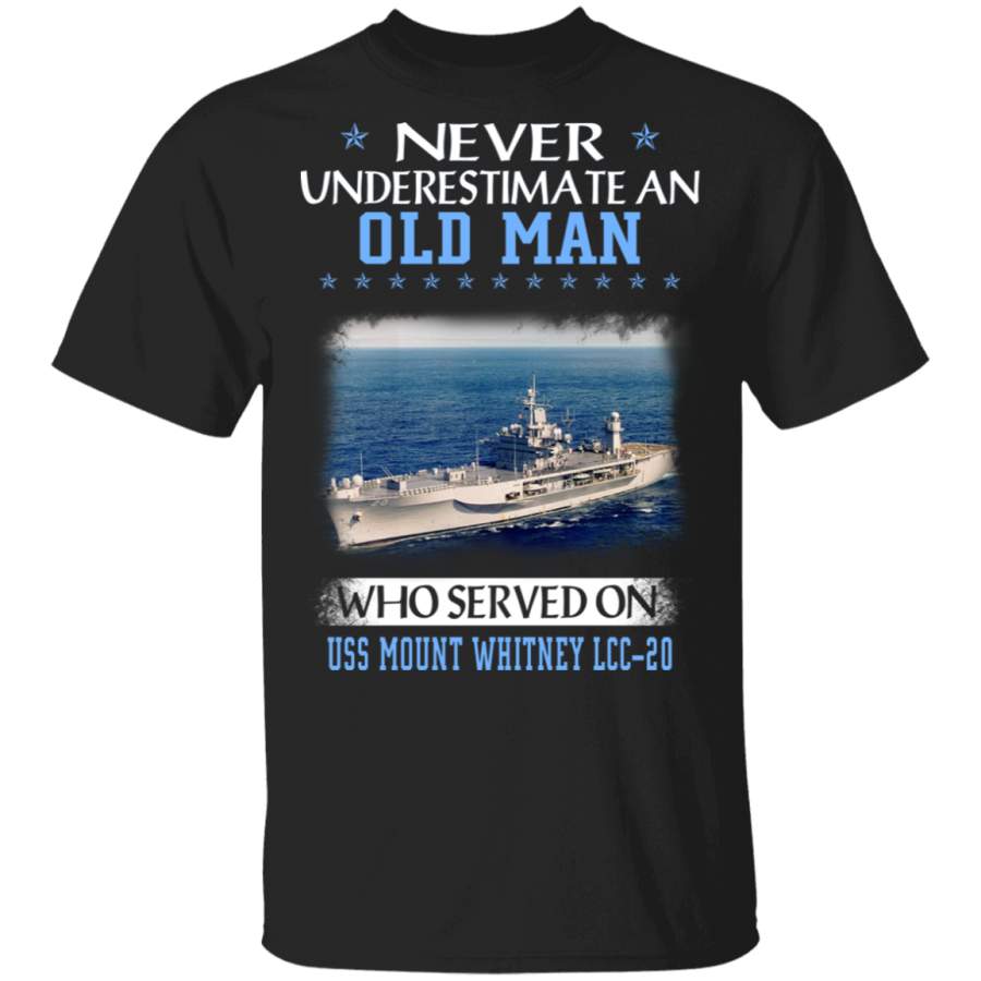 USS Mount Whitney LCC-20 Veterans Day Christmas Gift T-Shirt