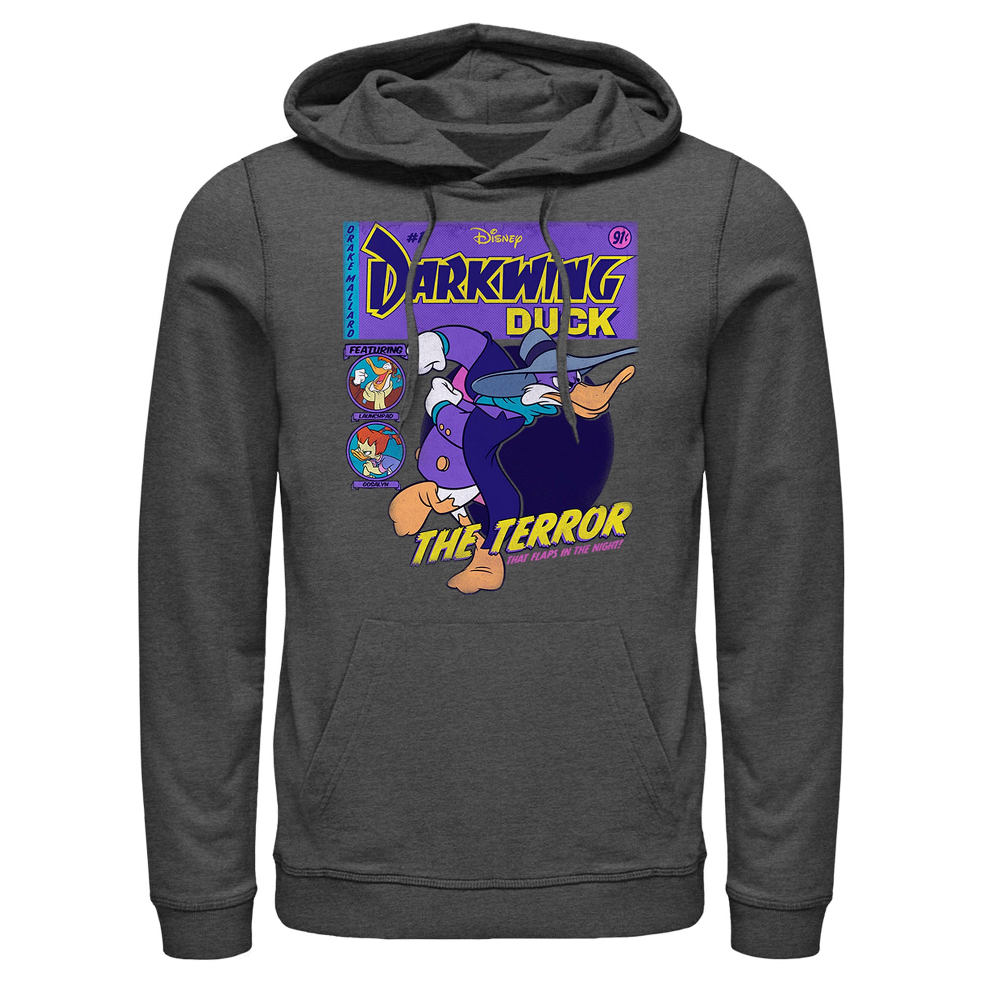 Men’S Darkwing Duck Comic Cover Pull Over Hoodie