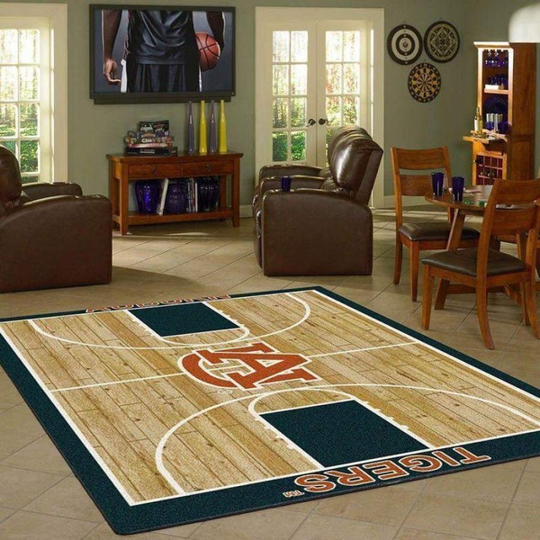 Auburn Tigers Area Rug, Football Floor Decor RB7A8E7E6803