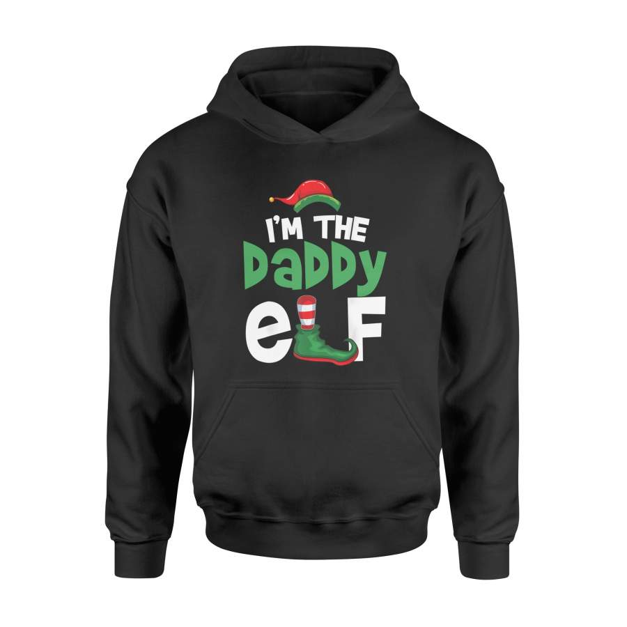 I’m The Daddy Elf T-Shirt Christmas Family Matching PJ Tee – Standard Hoodie