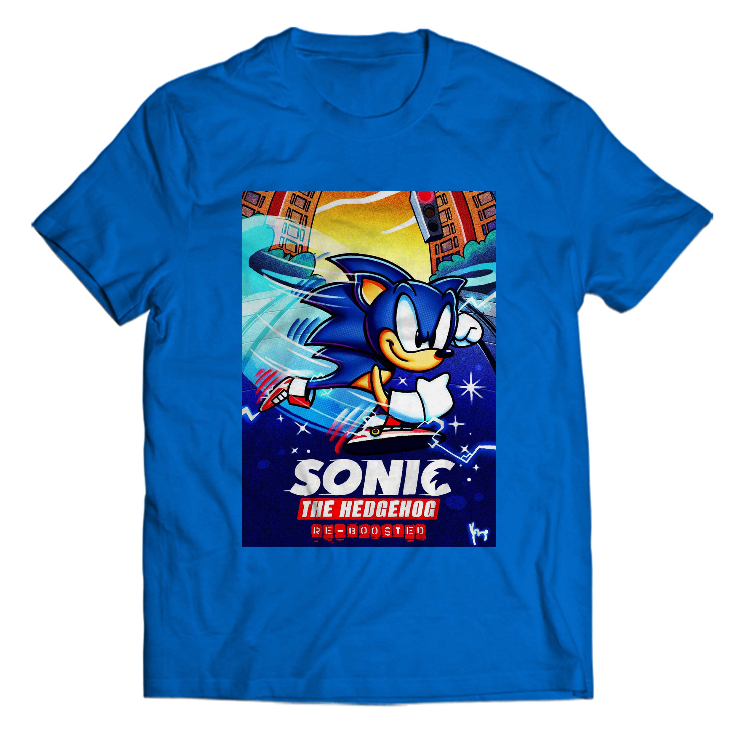 Sonic The Hedgehog A Whole New Speed Of Hero Man’S Tee T-Shirt