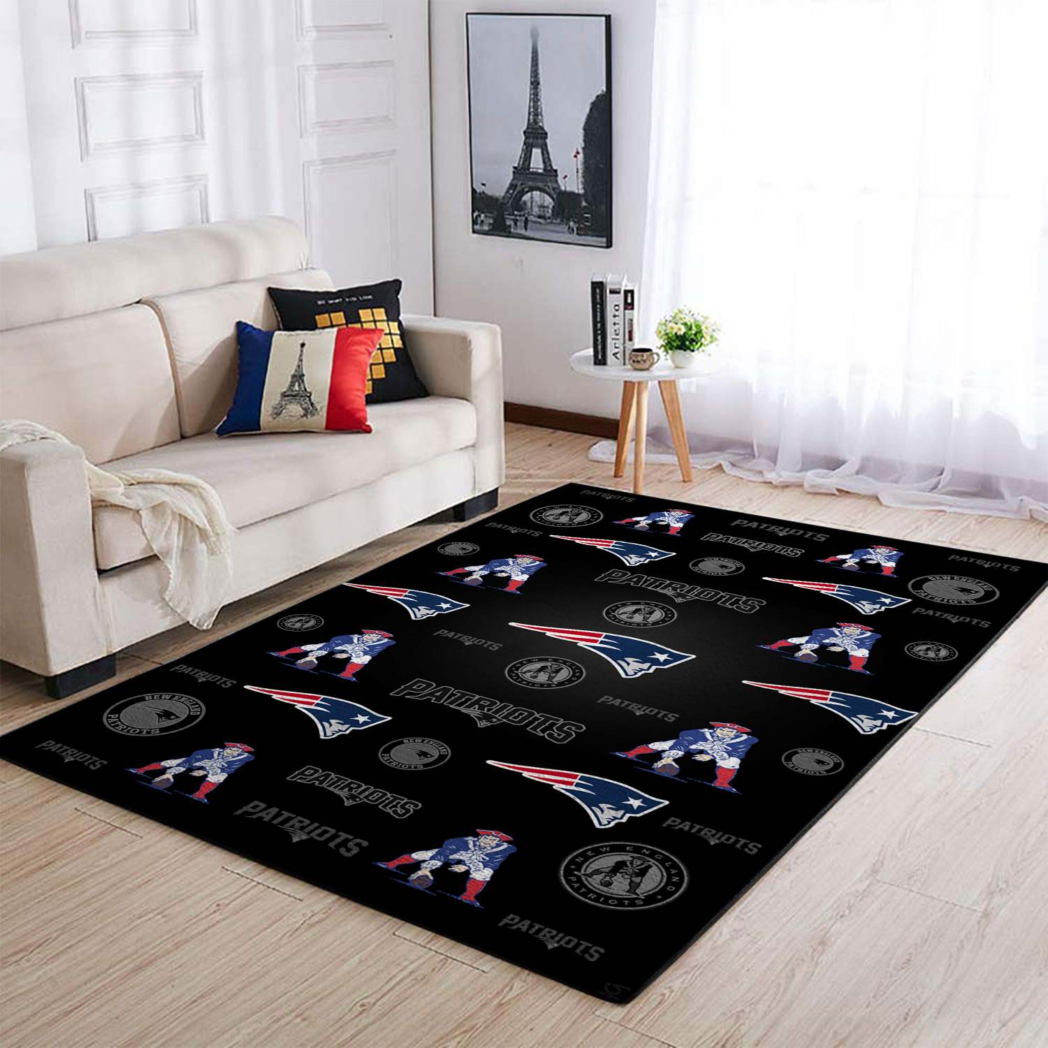 New England Patriots Area Rugs Living Room Carpet SIC101215 Local Brands Floor Decor