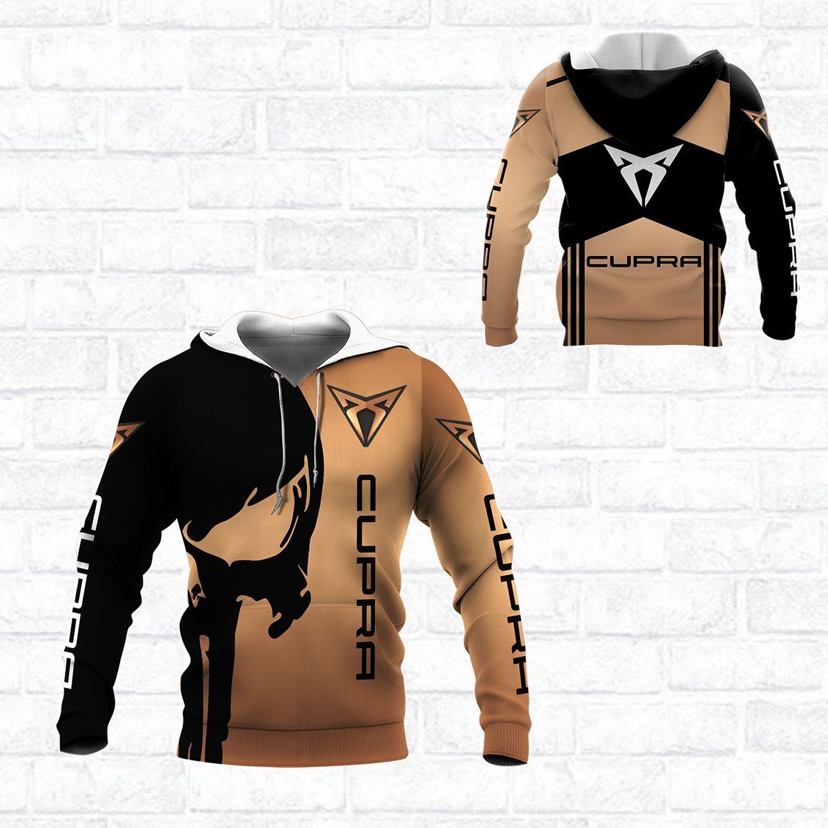 3D All Over Printed Cupra TTT-HL Shirts Ver 1 (Brown)