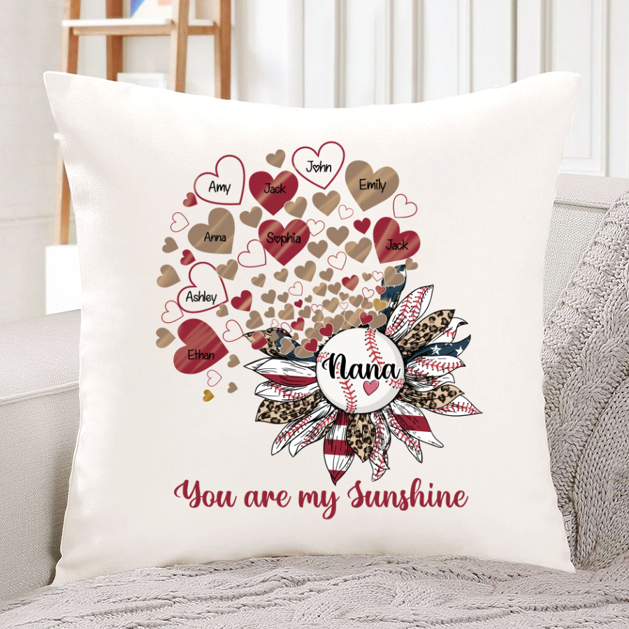 Mom Grandma Little Sunshine Pillow