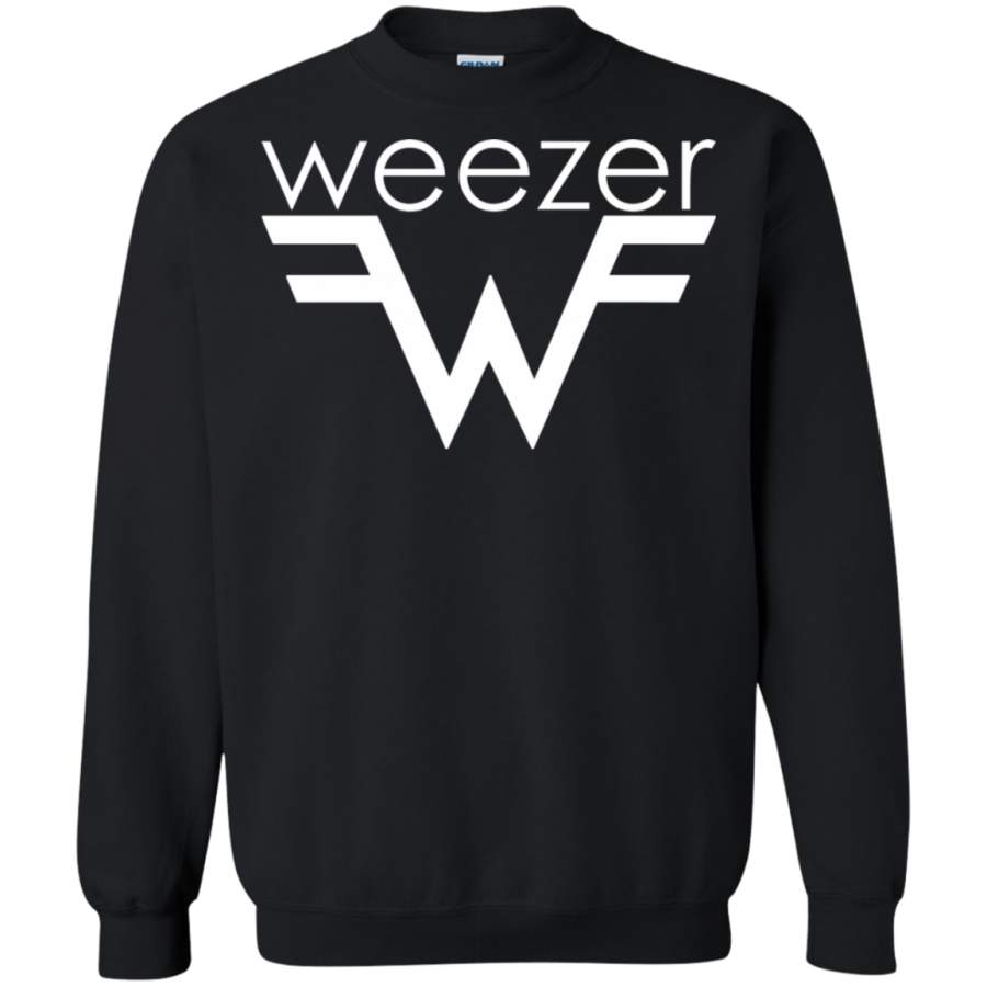 Weezer Logo Crewneck Pullover Sweatshirt T-Shirt