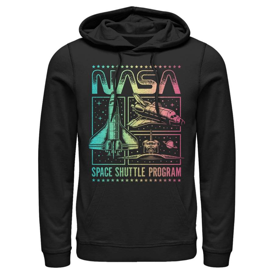 NASA Men’s Rainbow Panels  Lightweight Hoodie