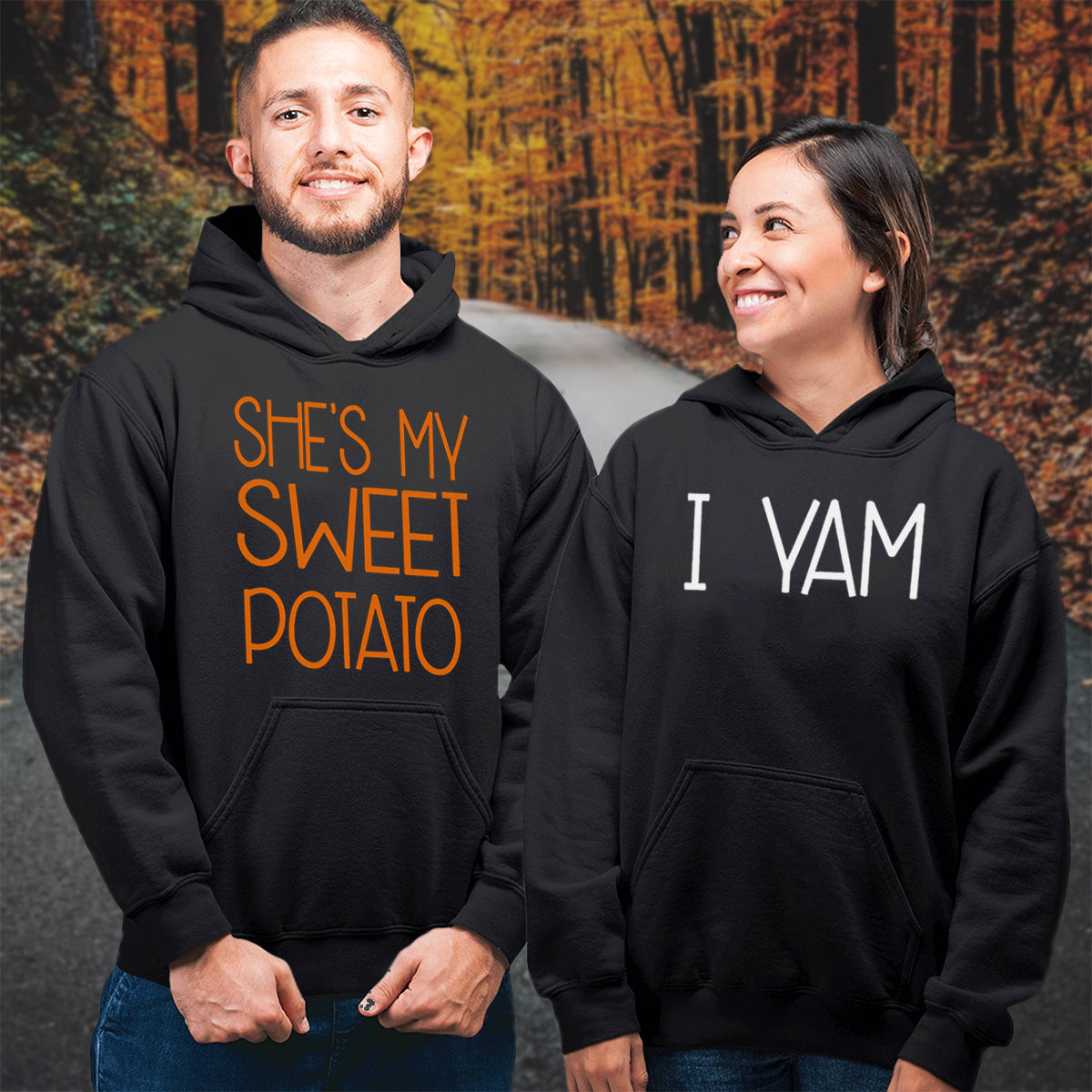 She’S My Sweet Potato I Yam Couple Hoodie, Couple Hoodie, Matching Couple Hoodie, Husband Wife Hoodie