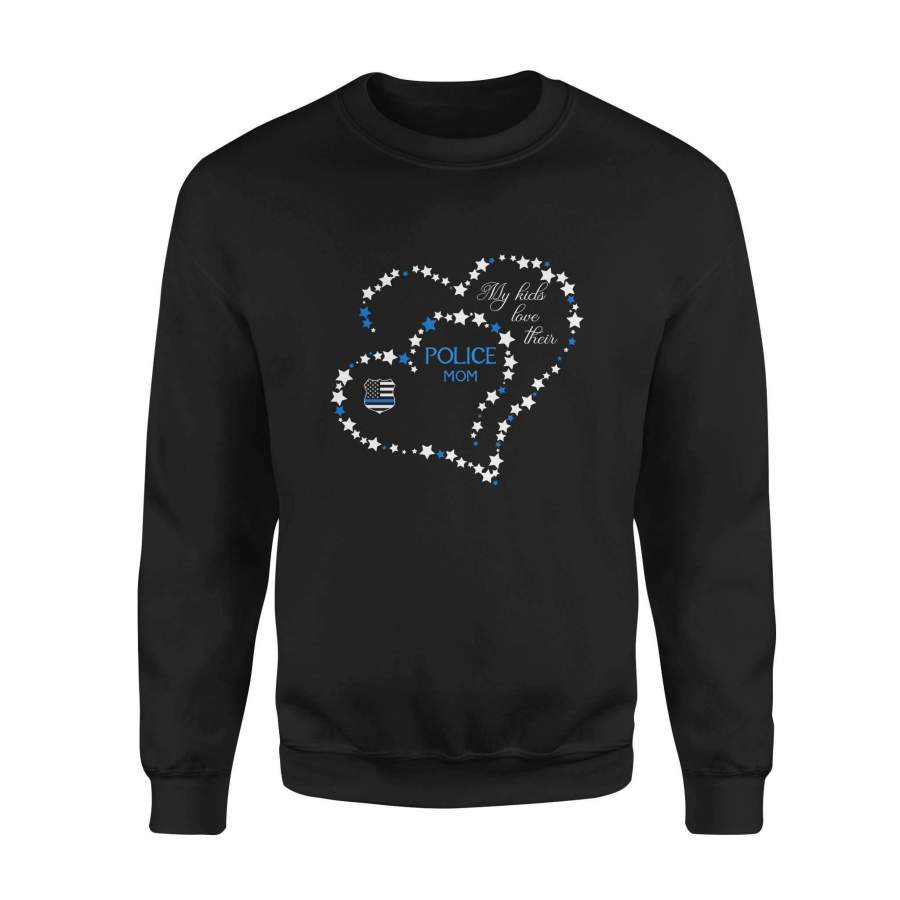 Police – My kids love their Police Mom – Standard Fleece Sweatshirt