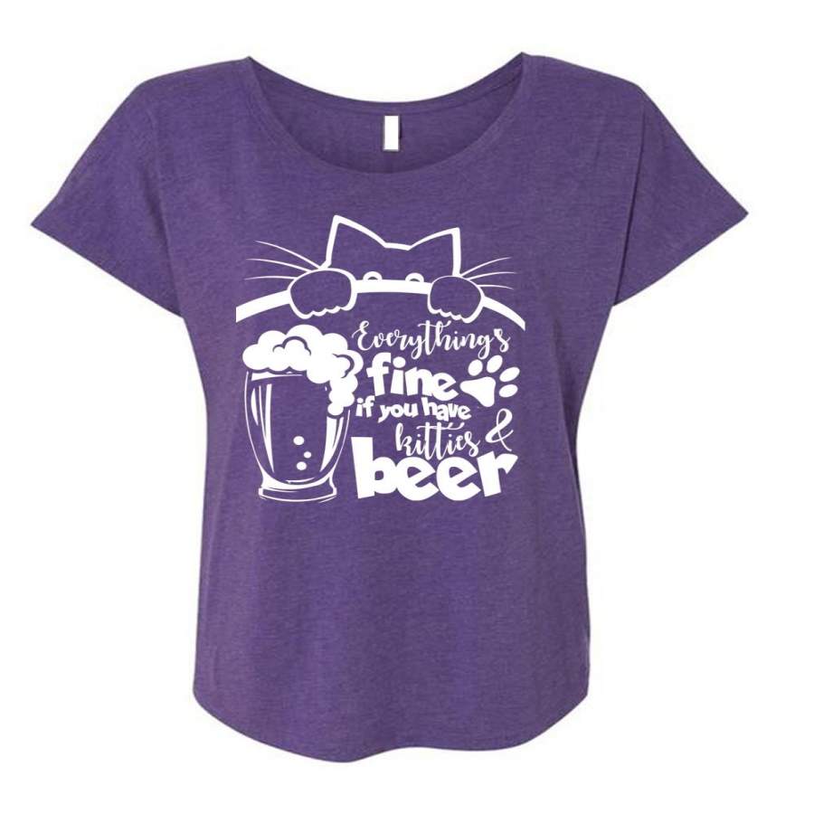 You Have Beer T Shirt, My Favorite T Shirt, Cool Shirt (Ladies’ Triblend Dolman Sleeve)