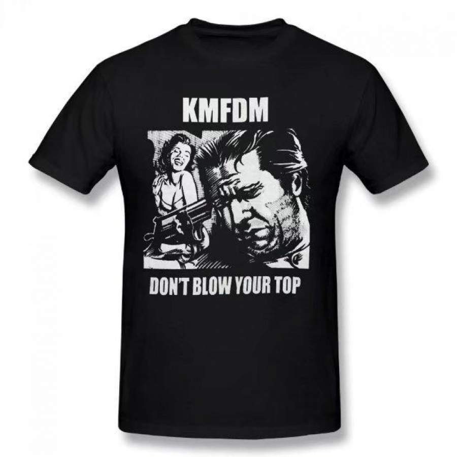 Kmfdm Men’S Dbyt Summer Basic Casual Short Cotton T-Shirt