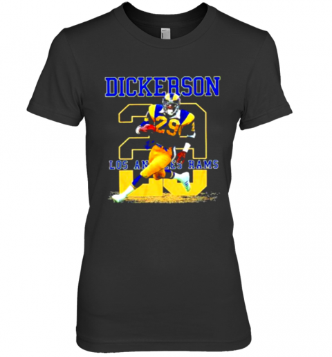 Ness Eric Dickerson 29 Los Angeles Rams Premium Women’S T-Shirt