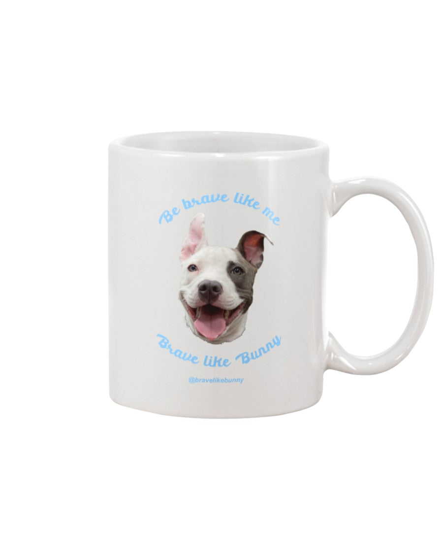 Bunny Head – Brave Like Me, Brave Like Bunny Official 11oz Mug