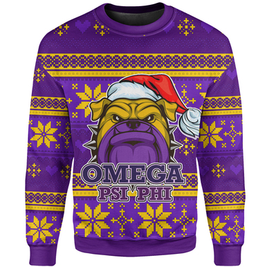 Christmas Omega Psi Phi Sweatshirt – Fraternity Bulldog