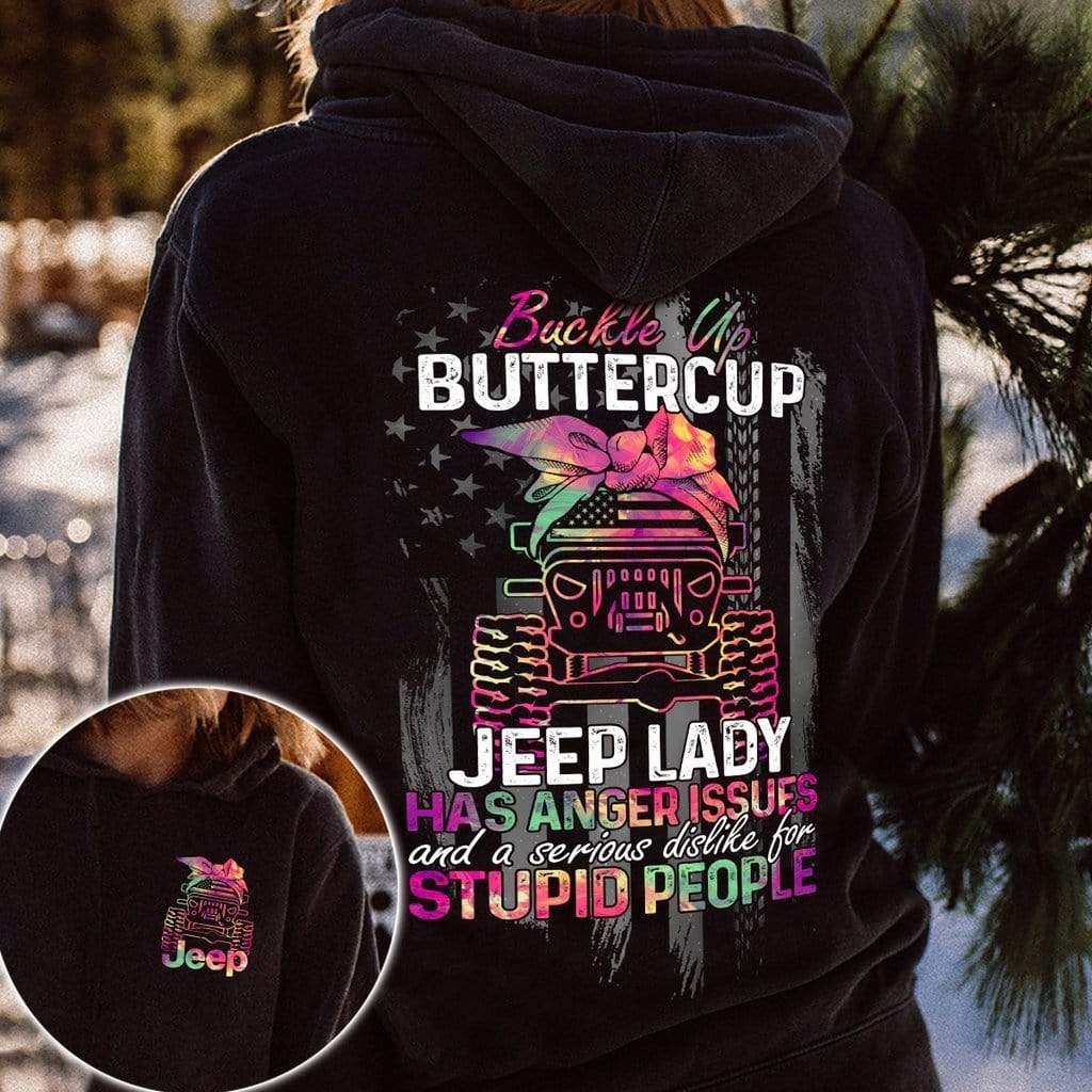 Jeep girl Buckle Up, Buttercup Hoodie 3D All over print #V