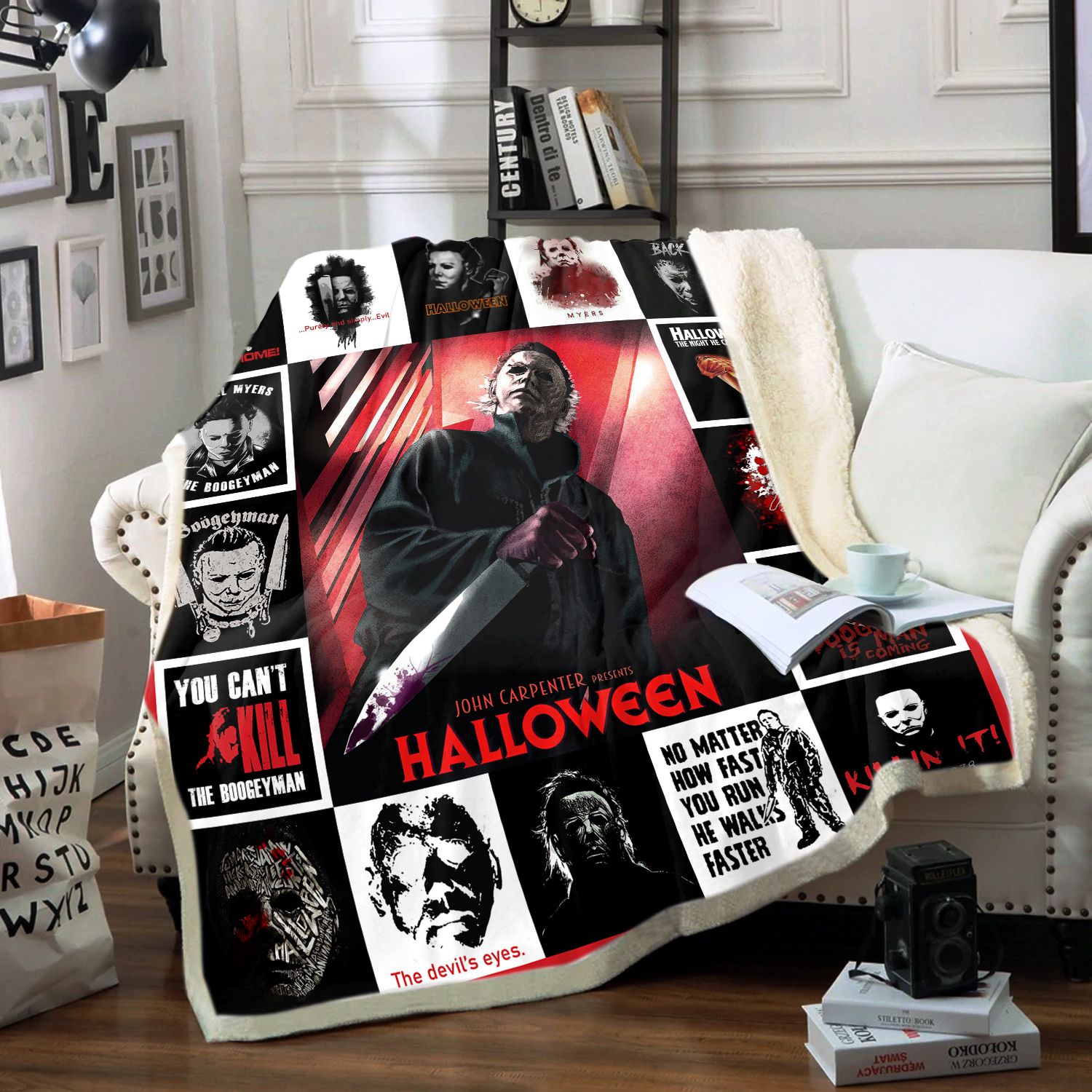 Film Character Halloween Quilt Blanket Fans Made All Season For Vacation 3D