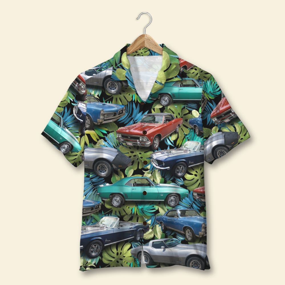 Custom Classic Car Photo Hawaii Tropical Tree Summer Gift Ha28044