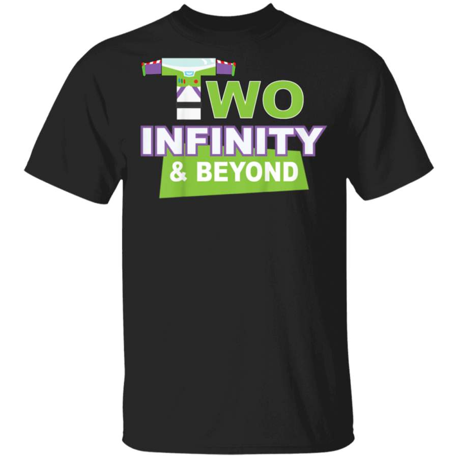 Kids 2nd Birthday Tee, Second Birthday, Two Infinity And Beyond T-Shirt