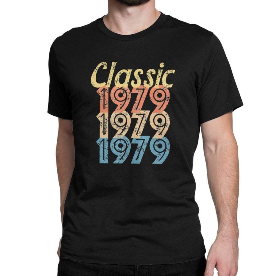 1979 Vintage Retro Graphic T Shirt 40Th Birthday Gifts For Men