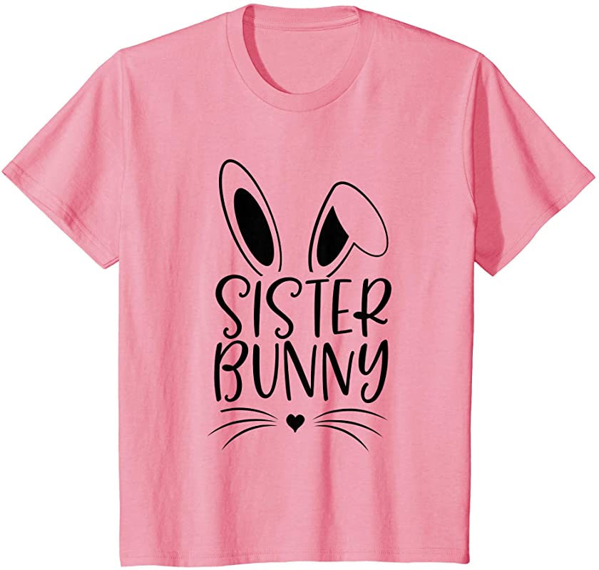 Kids Easter Sister Bunny T-Shirt