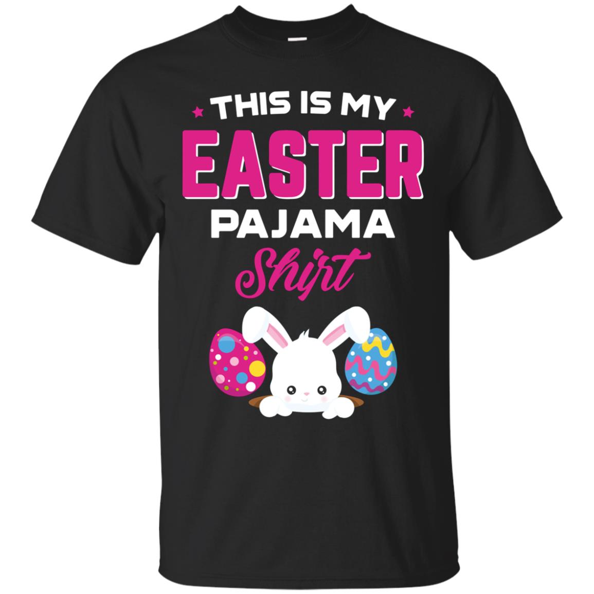 This Is My Easter Pajama Shirt Easter Bunny Cute Girls Women