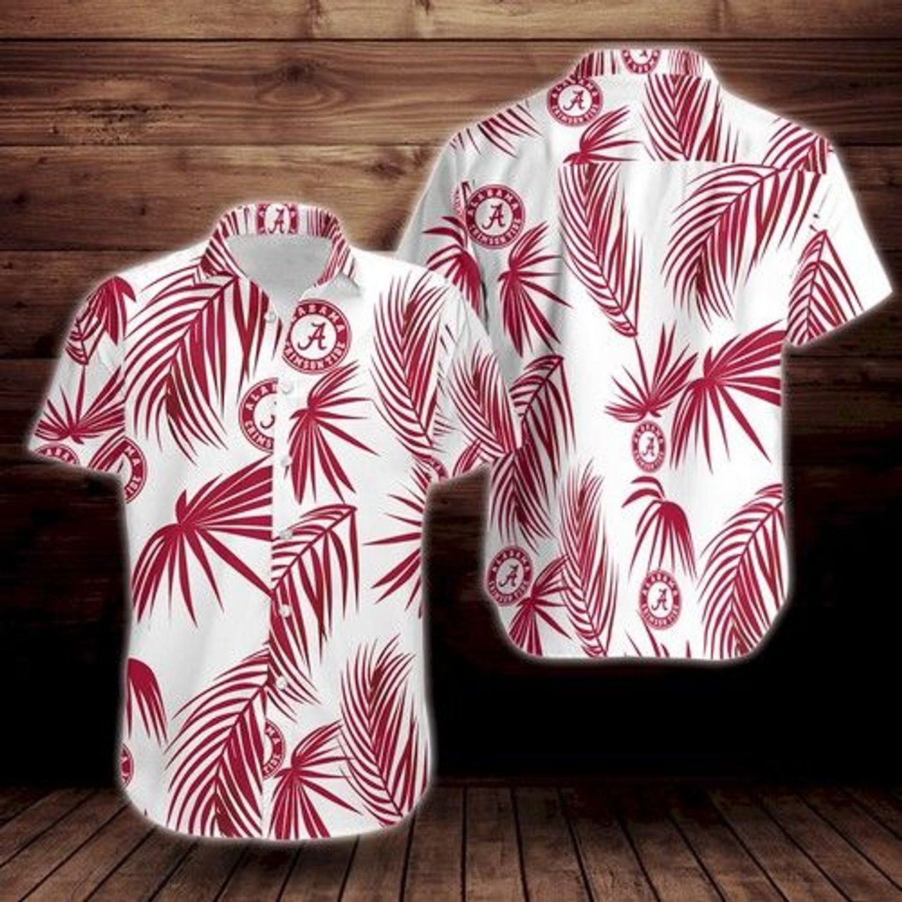 NCCA Alabama Crimson Tide Trendy Hawaiian Shirt V12 Aloha Shirt