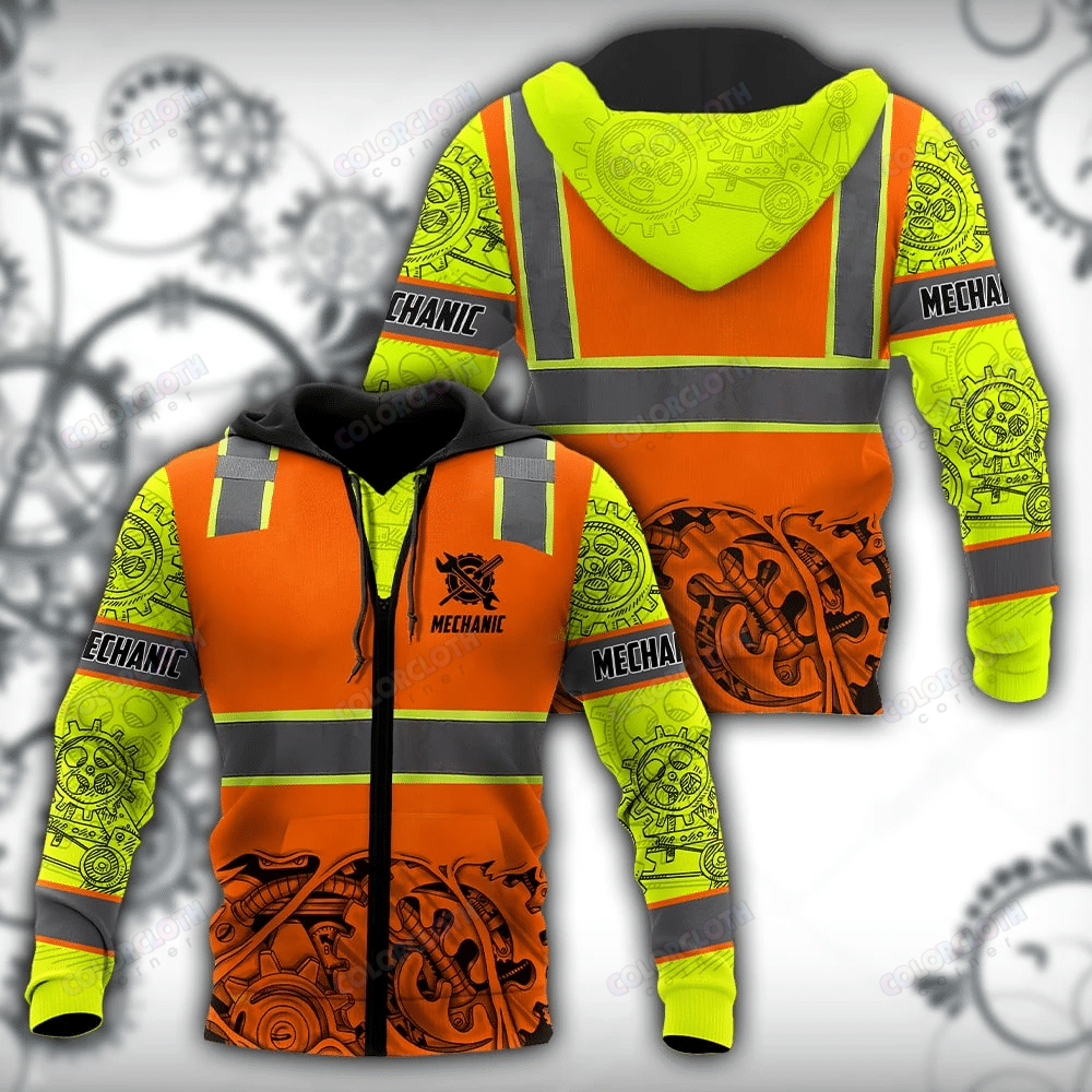 Mechanic Safety 3D All Over Printed Shirt For Men And Women Tv057283