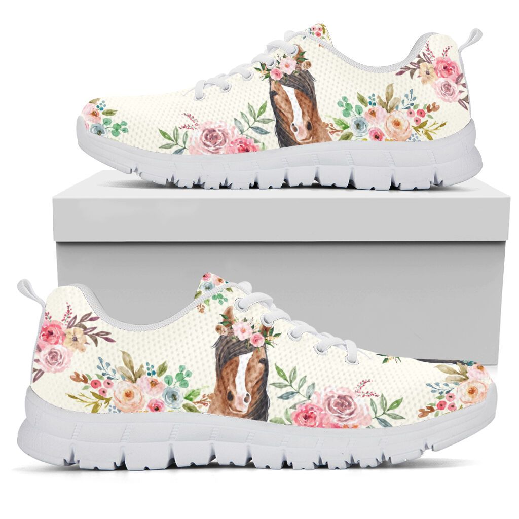 Horse Flower Sets Sneakers – 552Ddtanm
