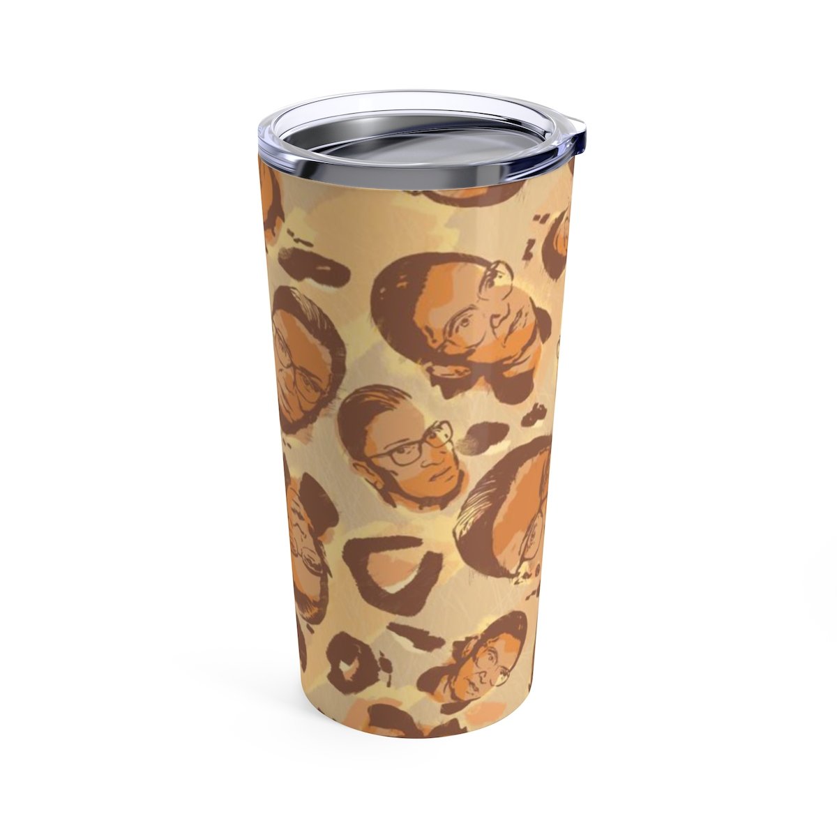 Ruth Bader Ginsburg Leopard Tumbler 20oz