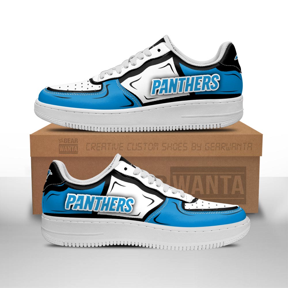 Carolina Panthers Air Sneakers Custom Naf Shoes For Fan