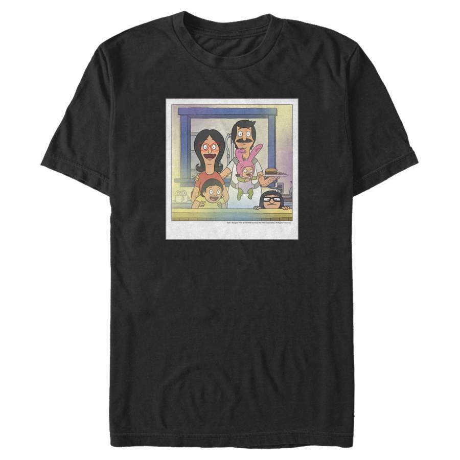 Bob’s Burgers Men’s Belcher Family Polaroid Photo  T Shirt