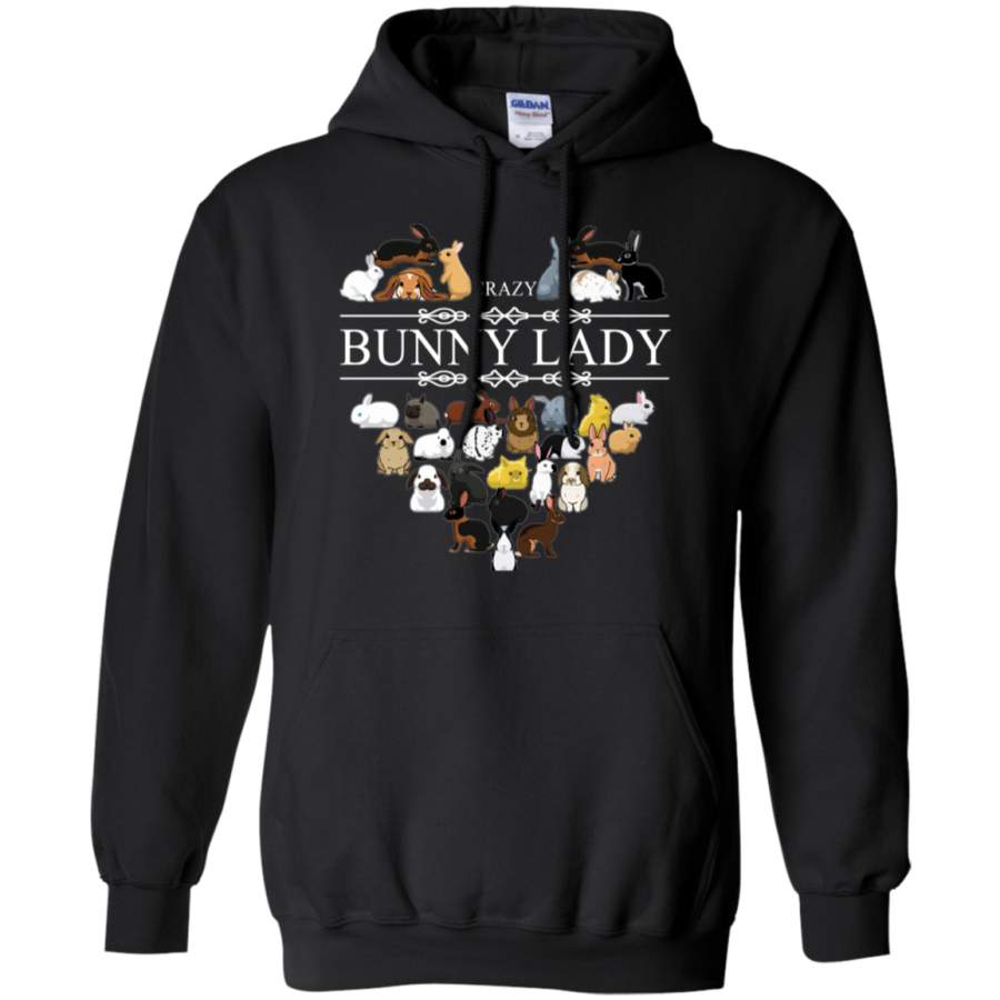 Crazy bunny lady lover Hoodie