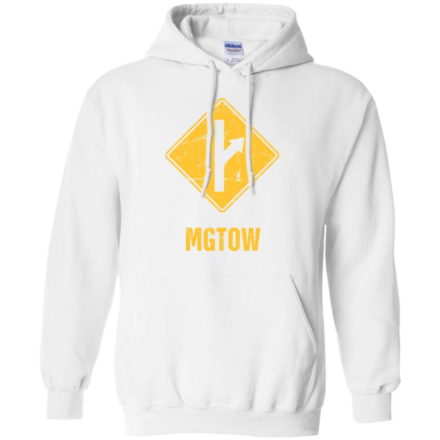 AGR Distressed MGTOW Sign Gildan Pullover Hoodie