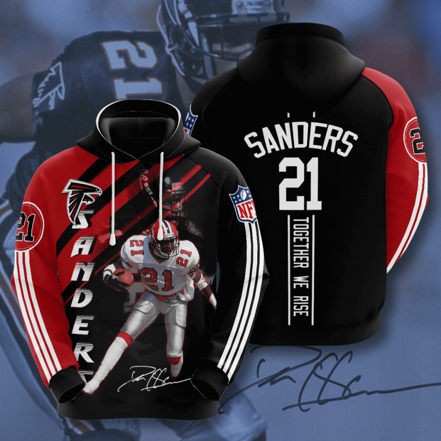 Atlanta Falcons Deion Sanders 30 Unisex 3D Hoodie Gift For Fans