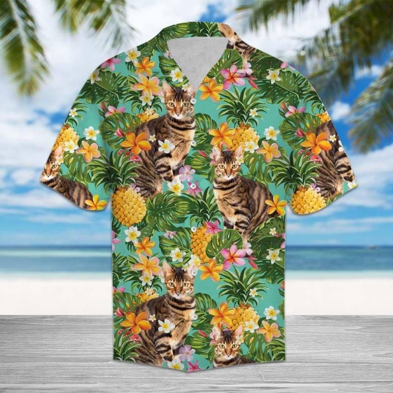 Artsyhomes Tropical Pineapple Toyger Hawaiian Ha16556