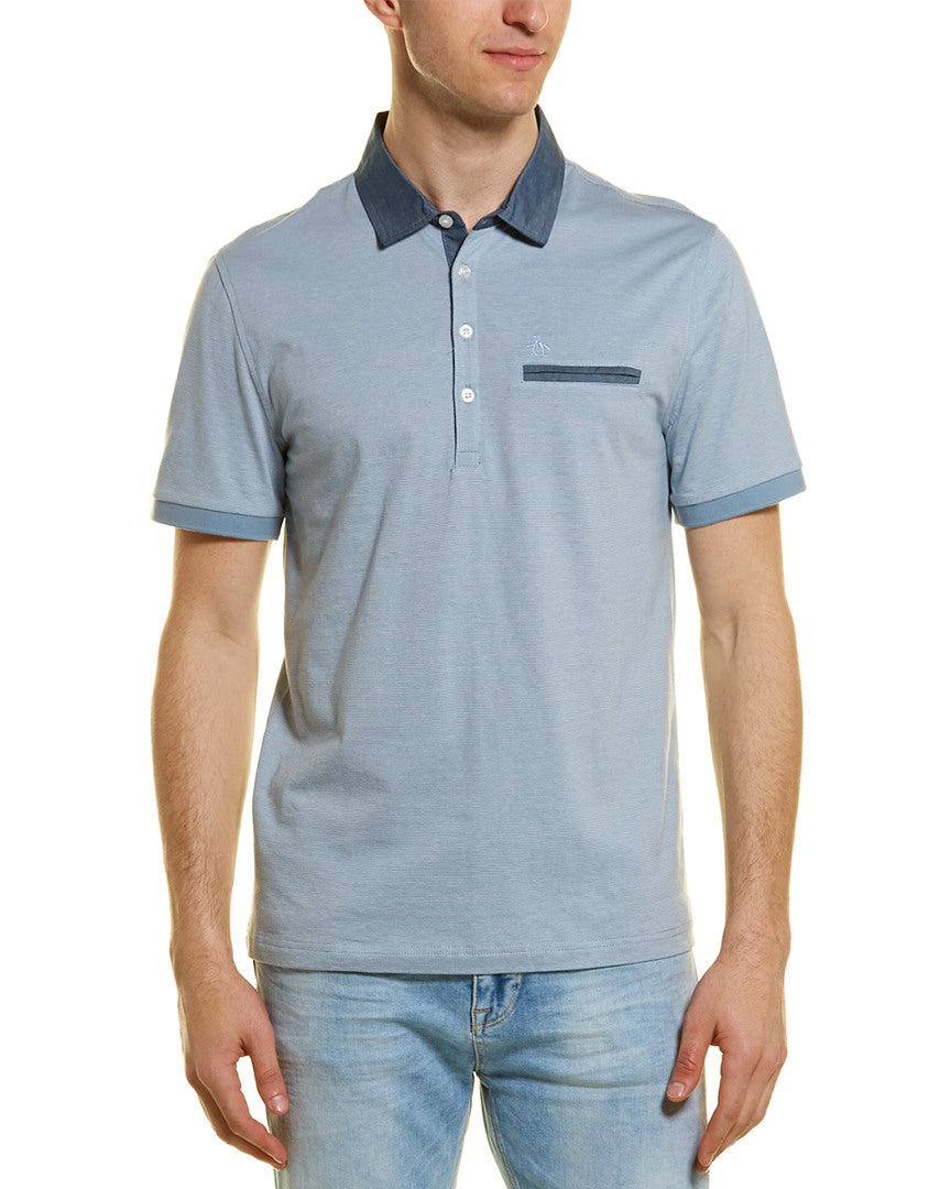 Original Penguin Striped Polo Shirt