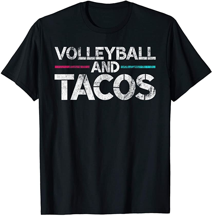 Volleyball and Tacos Funny Taco Lover Gag Gift T-Shirt