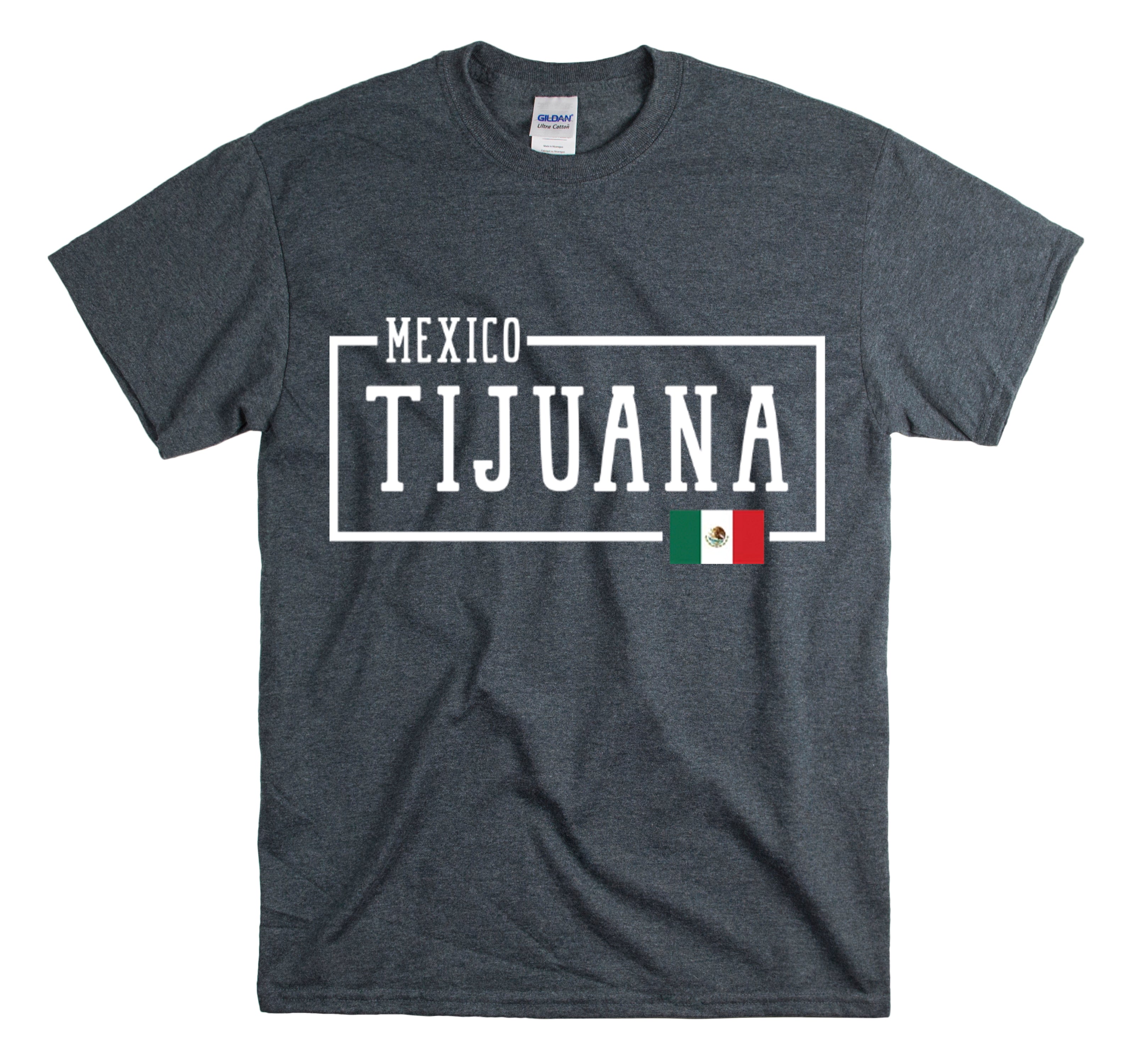 Shirt Funny Tijuana Mexico Flag Graphic Adventure Unique Travel Cultural And Patriotic T-Shirt Unisex Heavy Cotton Tee