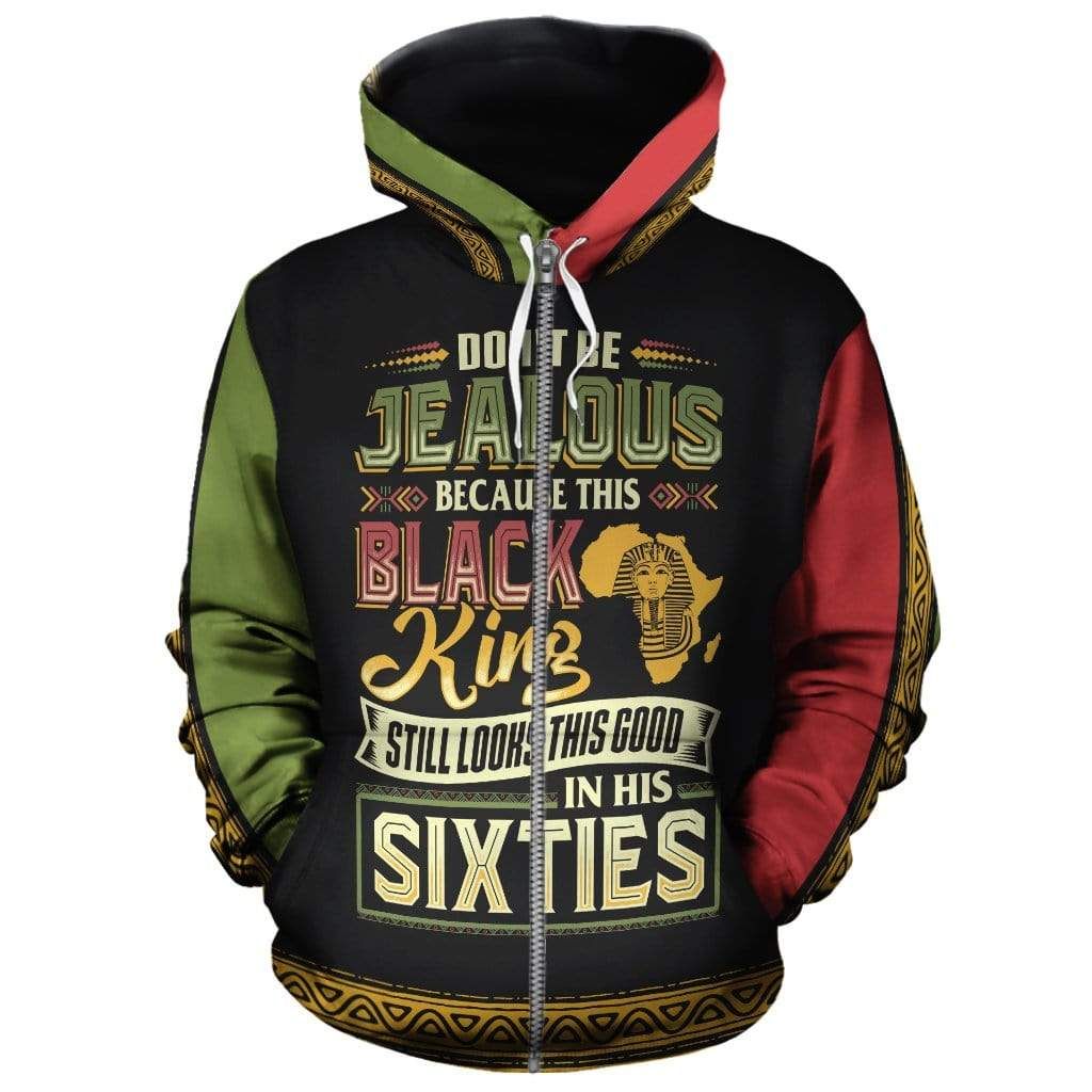 Forbescloth Hoodie – Don’T Be Jealous Because This Black King Still Looks This Good In His Sixties Zip Hoodie J5