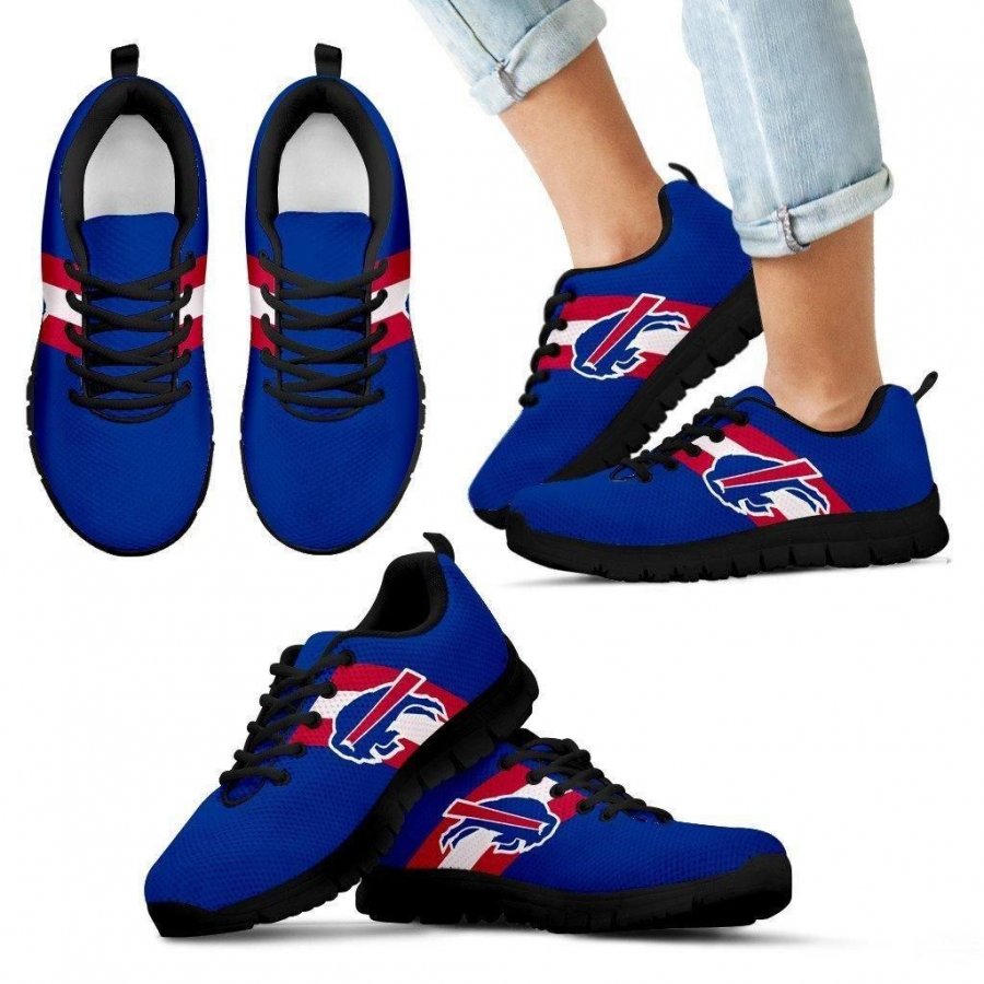 Three Colors Vertical Buffalo Bills Sneakers #773