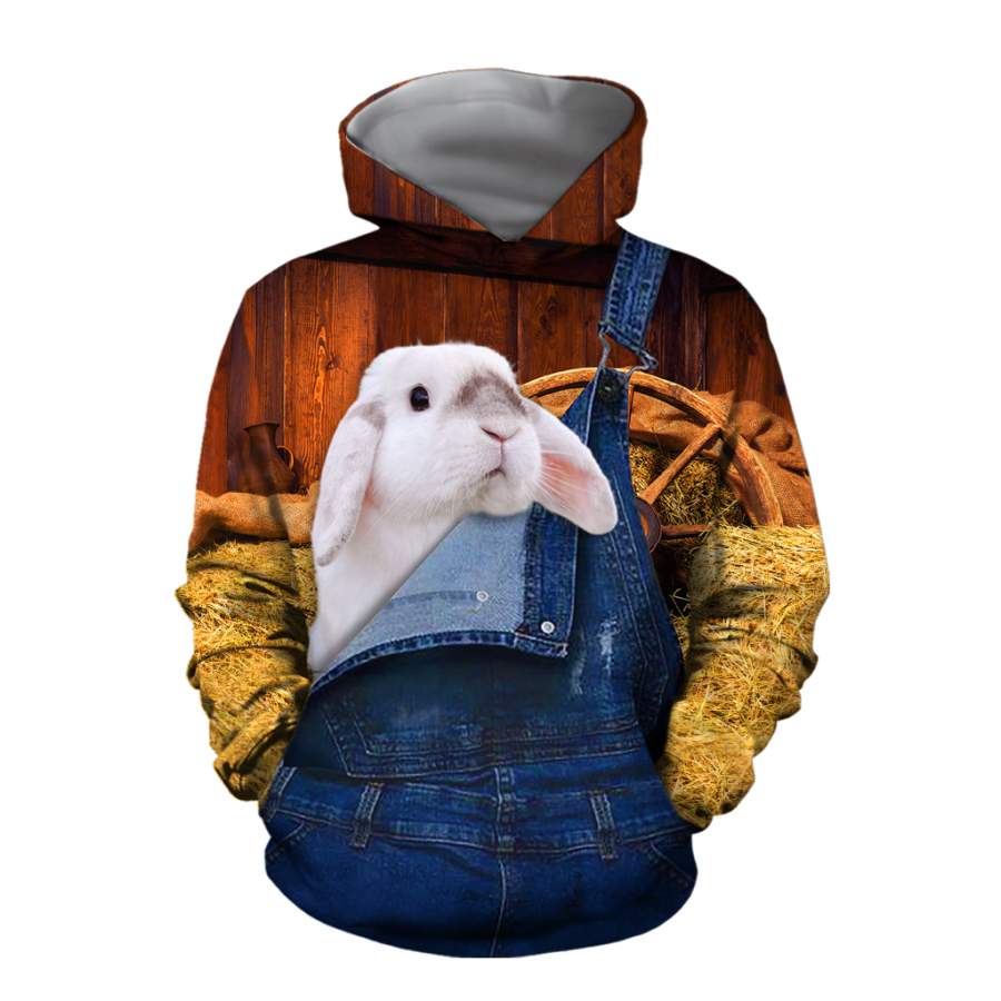 Baby Rabbits Hoodie T-Shirt Sweatshirt for Men and Women Pi180202