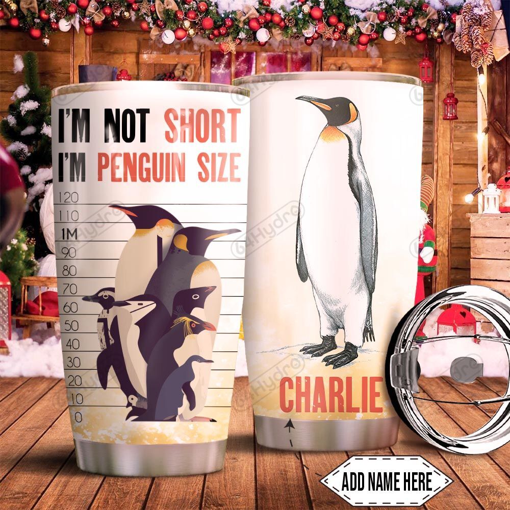 Im Penguin Size Personalized Kd2 Hnm1311003  Stainless Steel Tumbler Travel Customize Name, Text, Number, Image