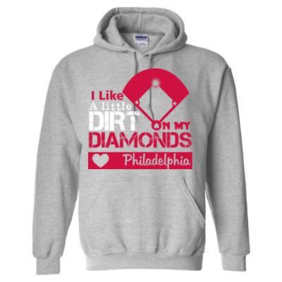 AGR Philadelphia Phillies I Like A Little Dirt On My Diamonds – Heavy Blend™ Hooded Sweatshirt