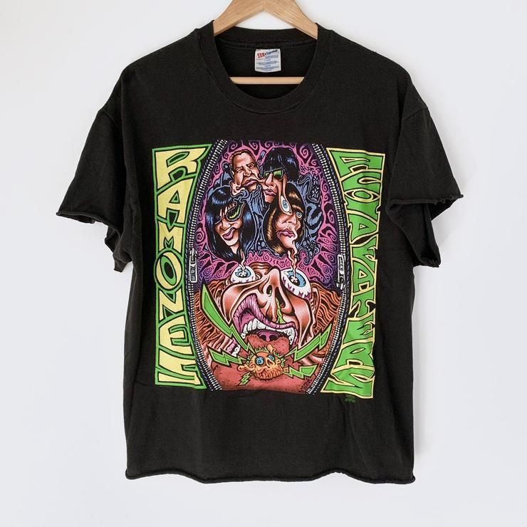 1993 Ramones Acid Eaters Vtg Tour Band Punk Rock 90S 1990S Reprint Cotton T-Shirt