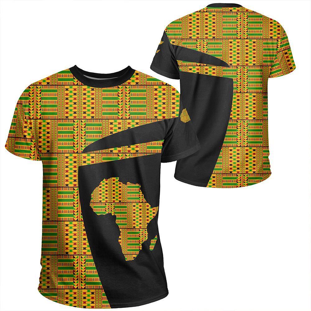 Greeklife T-Shirt – Kente Cloth – Weaver Combined Tee – Sport Style