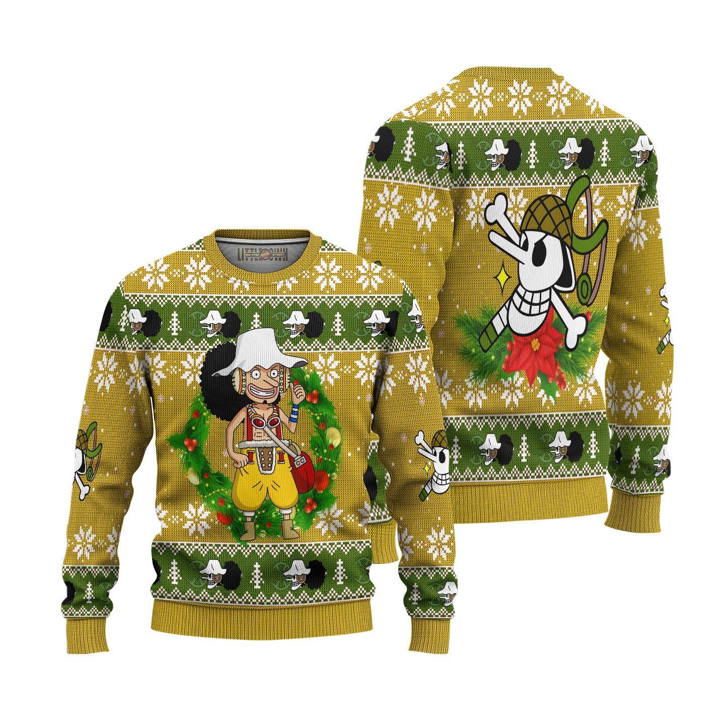 Usopp One Piece Anime Ugly Christmas Sweater Xmas Gift