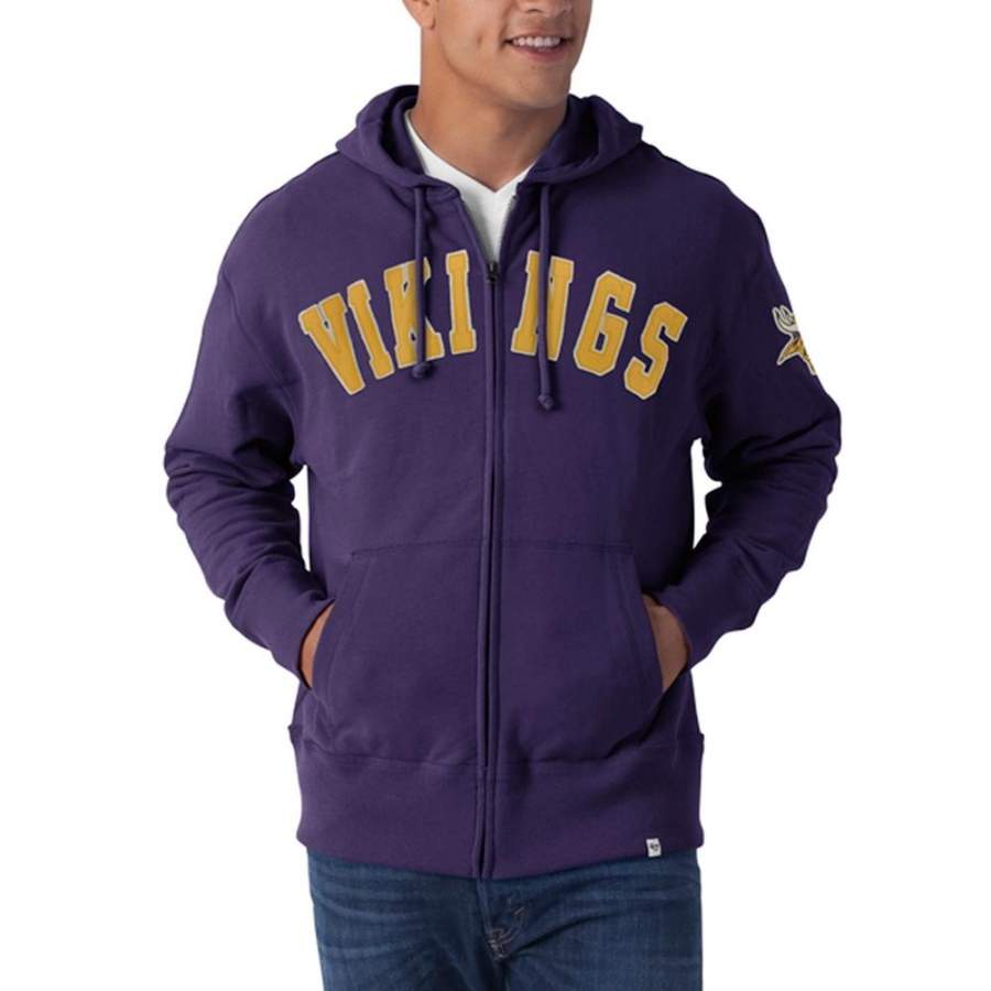 Minnesota Vikings – Striker Full Zip Premium Hoodie