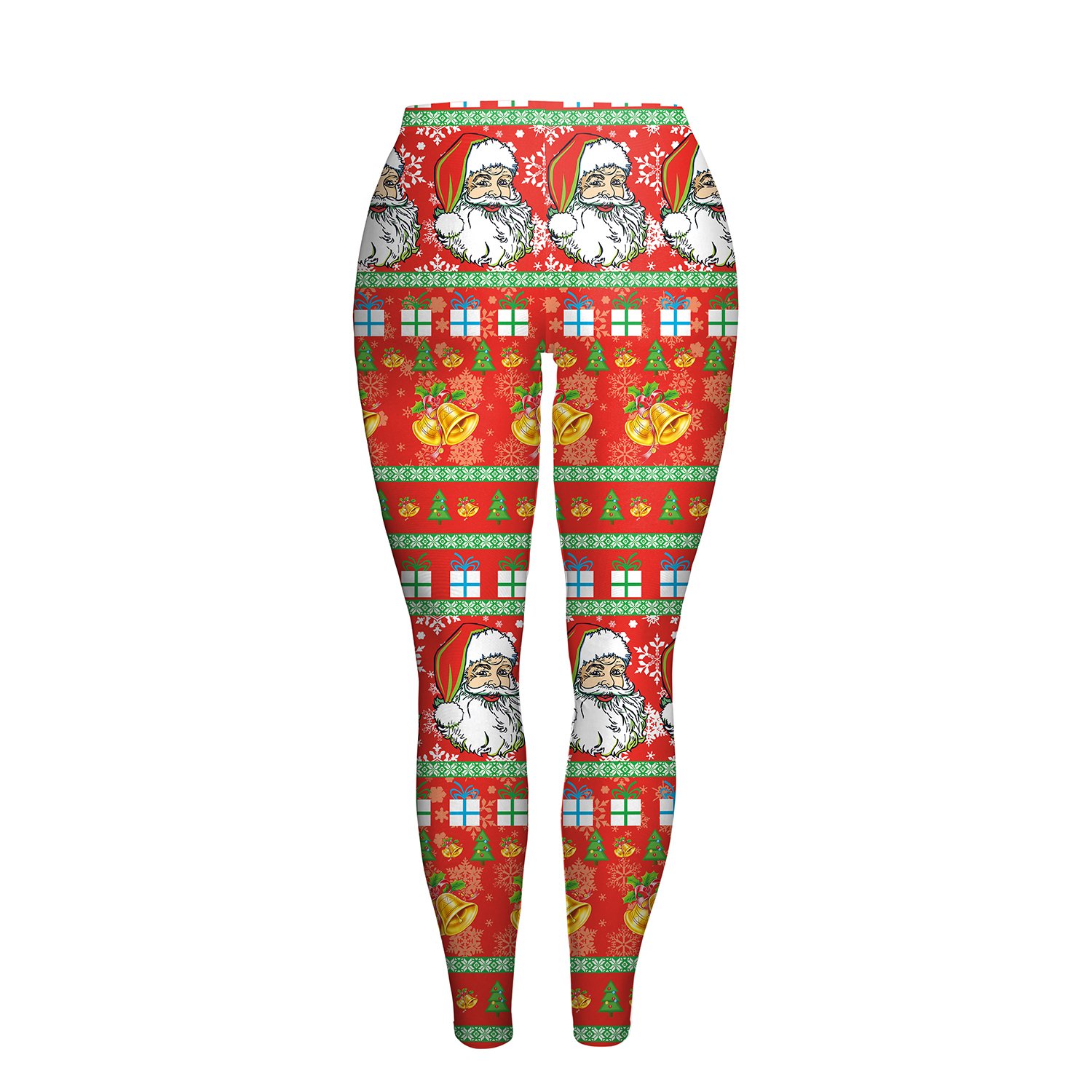 Christmas Leggings – Women 3D Printed Santa Slim Legging