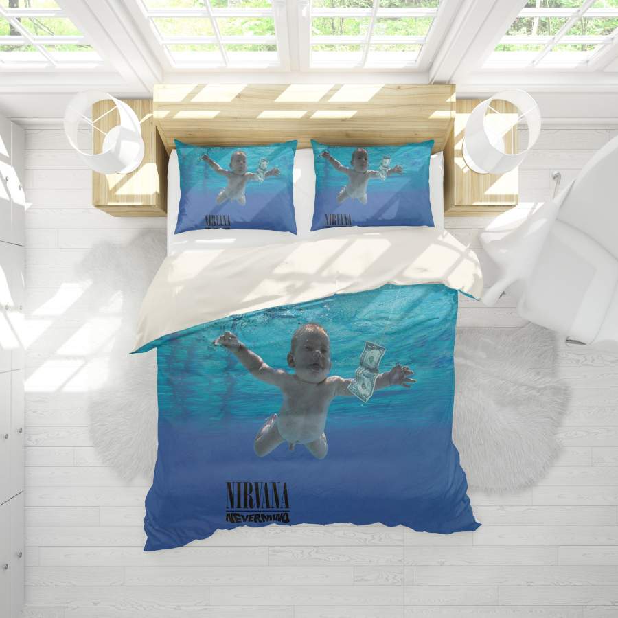 3D Band Nirvana Quilt Cover Set Bedding Set Pillowcases 153